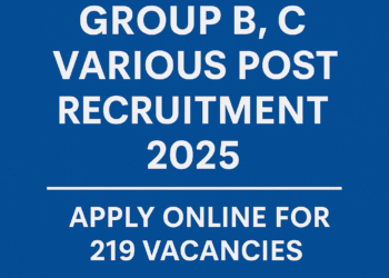 DSSSB Group B & C Various Post Recruitment 2025
