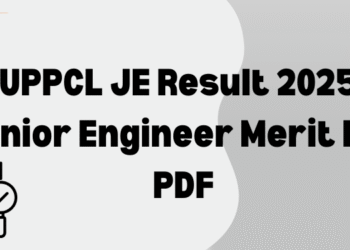 UPPCL JE Result 2025: Junior Engineer Merit List PDF