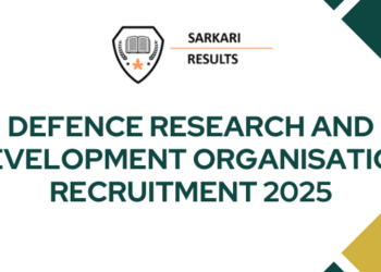 Defence Research and Development Organisation Recruitment 2025